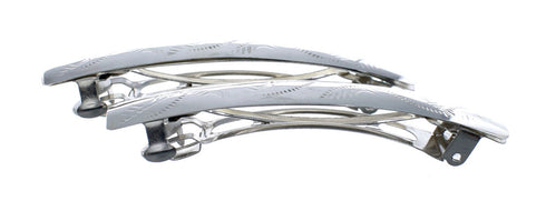 Navajo Sterling Silver Hair Barrettes AX127493